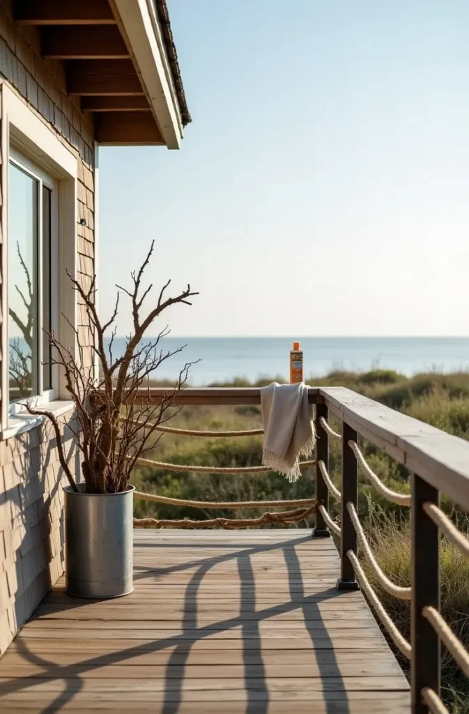 The Rope Railing That Brings Coastal Character to Any Outdoor Space