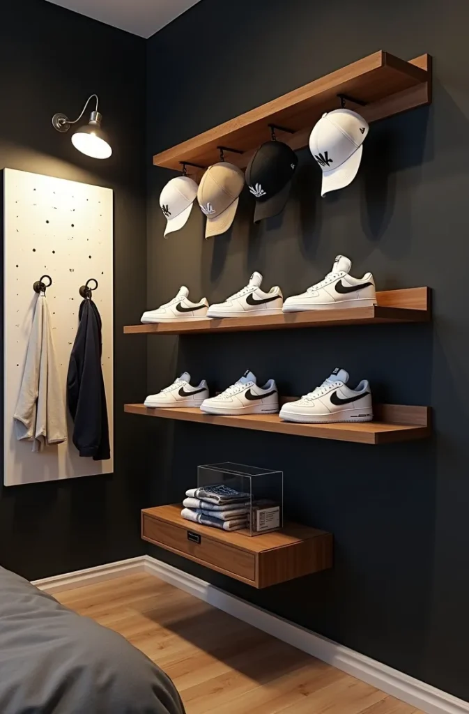 The Streetwear-Inspired Display Wall That Doubles as Closet Organization