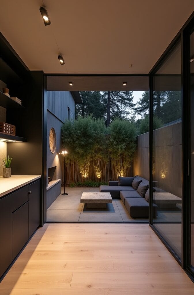 The Sunken Living Area Layout Spatial Drama in a Small Footprint
