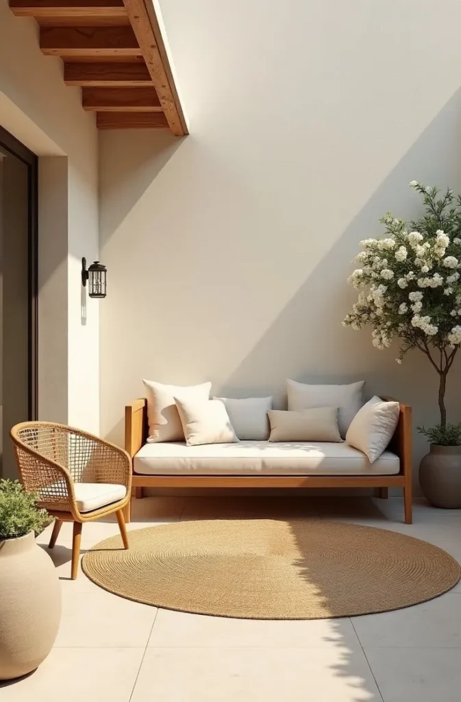The Tonal Neutral Patio Sand, Stone, and Warm White Working as One
