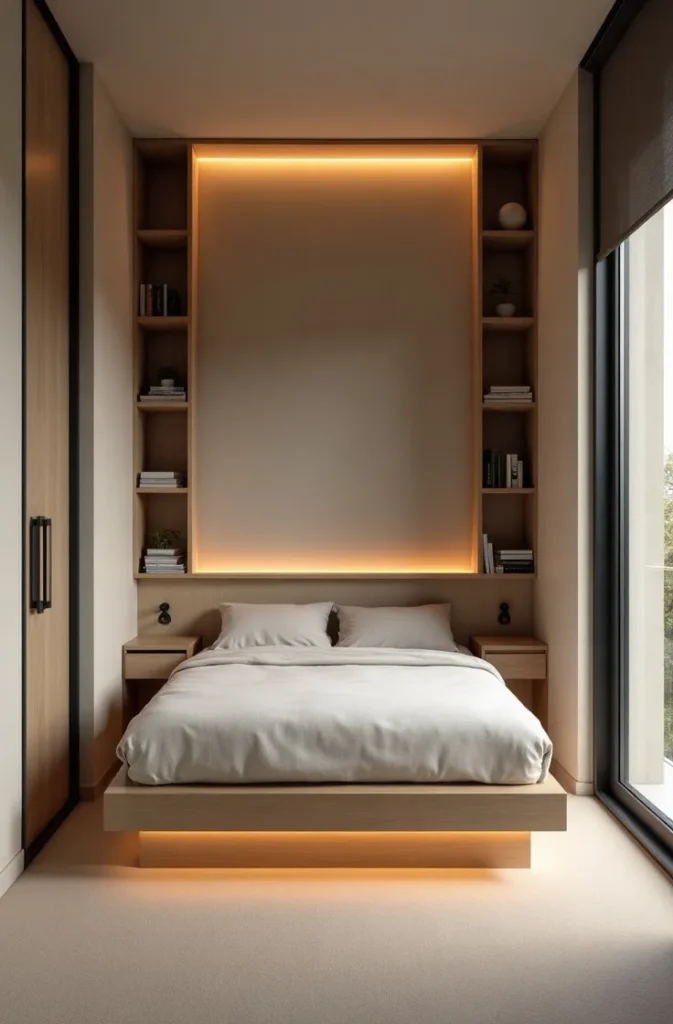 The Wall-to-Wall Bed Alcove That Turns Dead Space Into a Design Feature