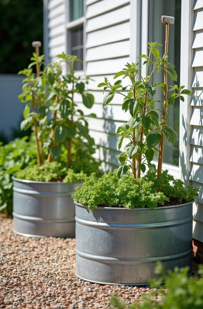 Upcycle Galvanized Metal Stock Tanks Into Long-Lasting Raised Bed Planters