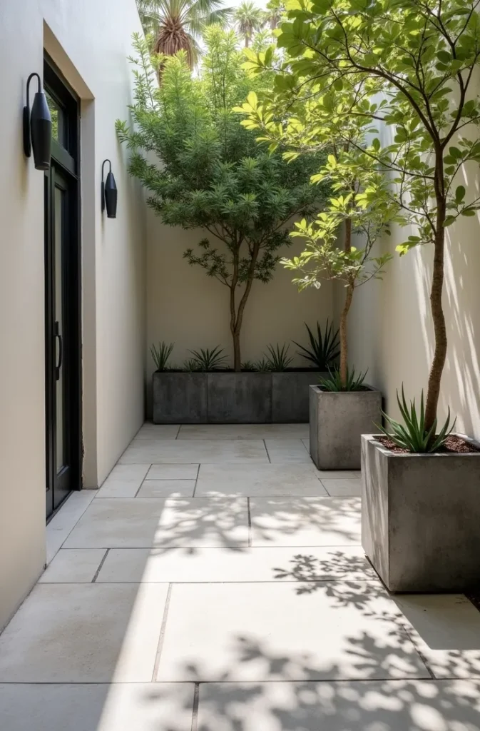 Use Large-Format Single Slabs to Simplify an Overcrowded Courtyard