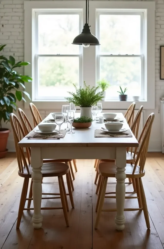 Use Mismatched Chairs in One Unified Color to Create Intentional Eclectic Style