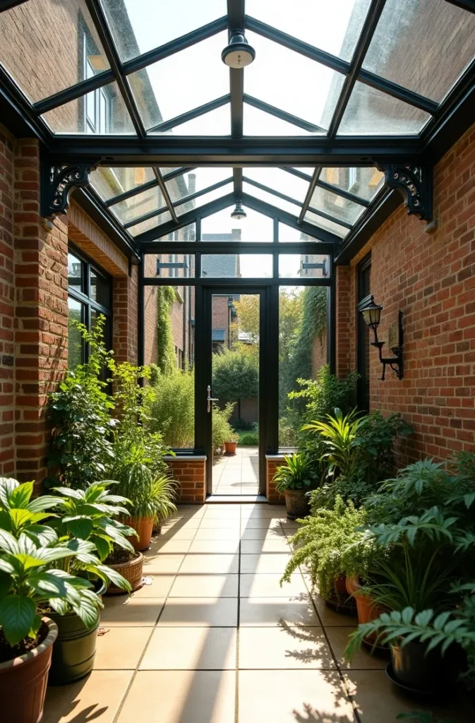 Use a Full-Width Skylight or Overhead Glazing to Solve a Dark Courtyard Problem
