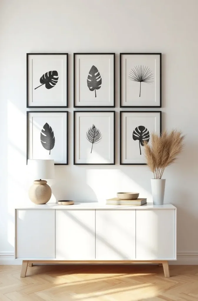 Use a Gallery Wall of Botanical Prints to Add Summer Character Without Paint