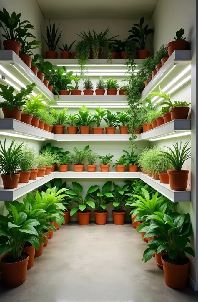 Use the Full Triangular Under-Stair Volume as a Walk-In Plant Room