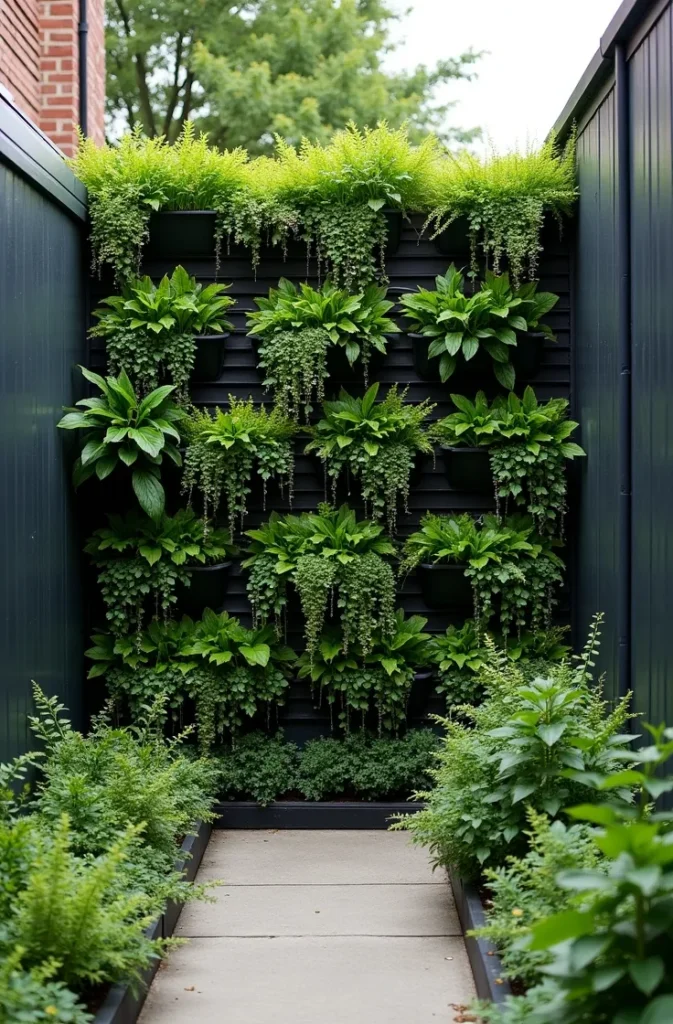 Vertical Garden Wall That Adds Greenery Without Using Ground Space
