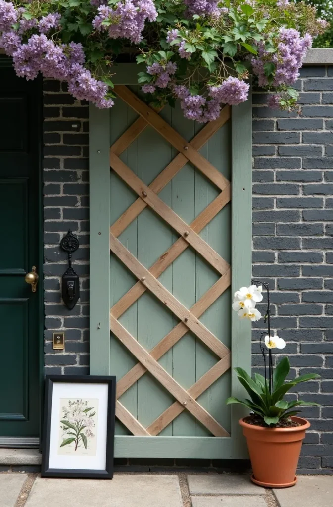 Why a Diamond-Grid Trellis Panel Belongs on Every Blank Garden Wall You Own