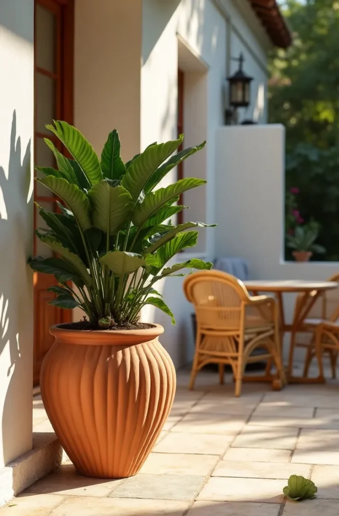 Why a Single Oversized Planter Creates More Visual Impact Than a Row of Small Pots Ever Will