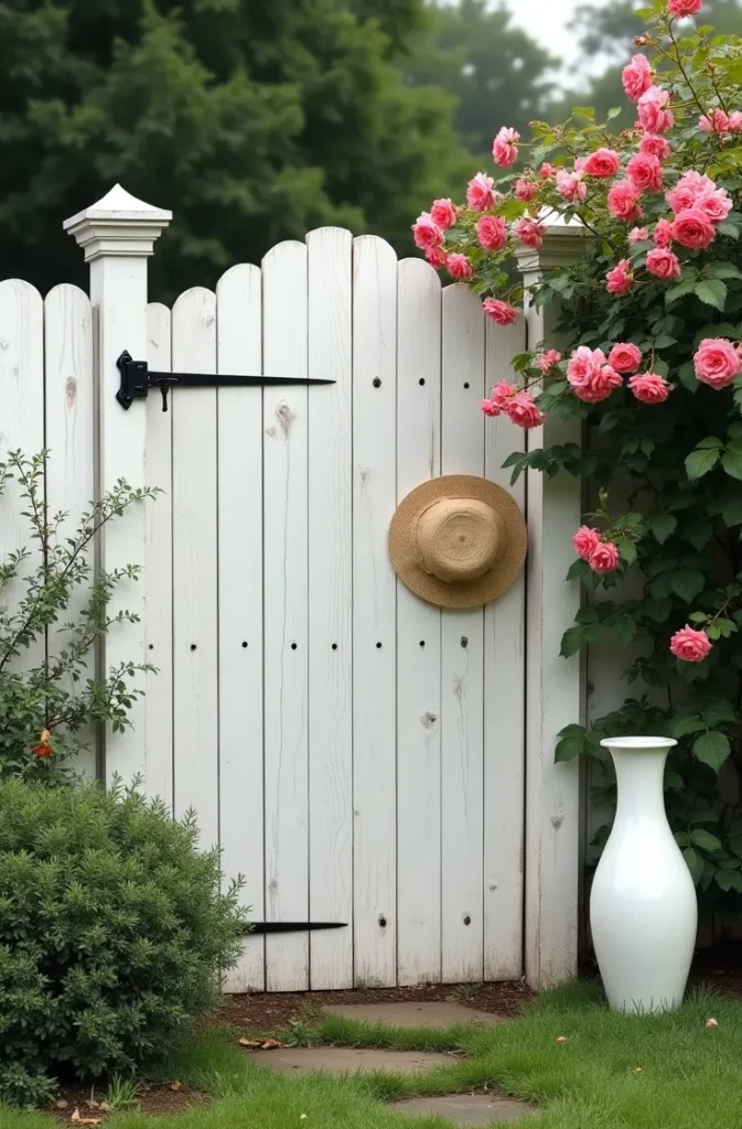 The Scalloped-Top Wood Fence That Brings Architectural Grace to a Plain Backyard