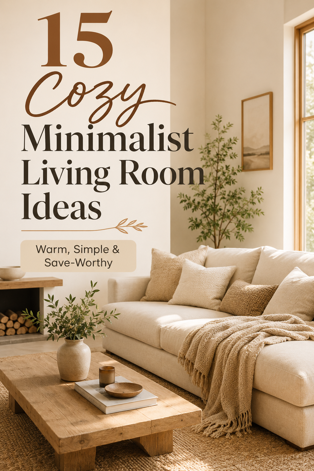 Cozy Minimalist Living Room Ideas