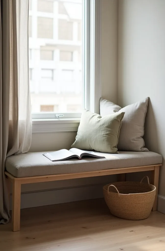 The Built-In Bench Look That Turns a Wasted Corner Into Real Seating
