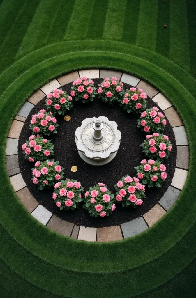 The Circular Bed Layout That Makes a Small Backyard Feel Like an English Garden