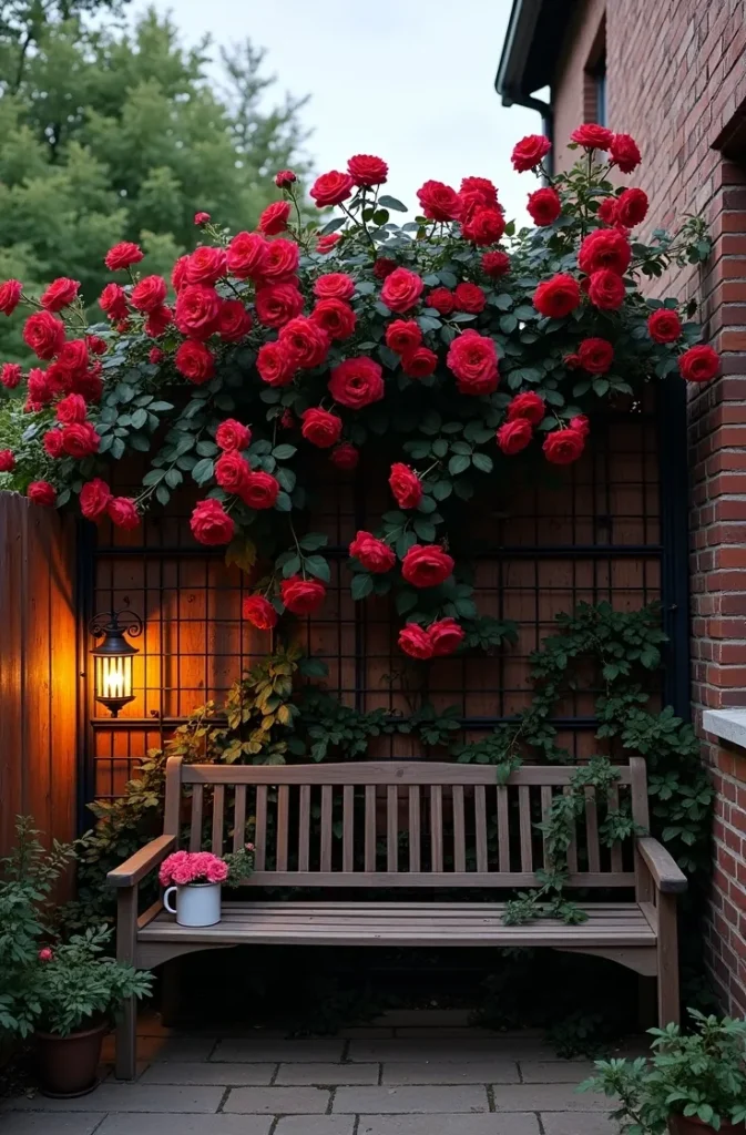 The Climbing Rose Wall Trick for Yards With No Room to Spare