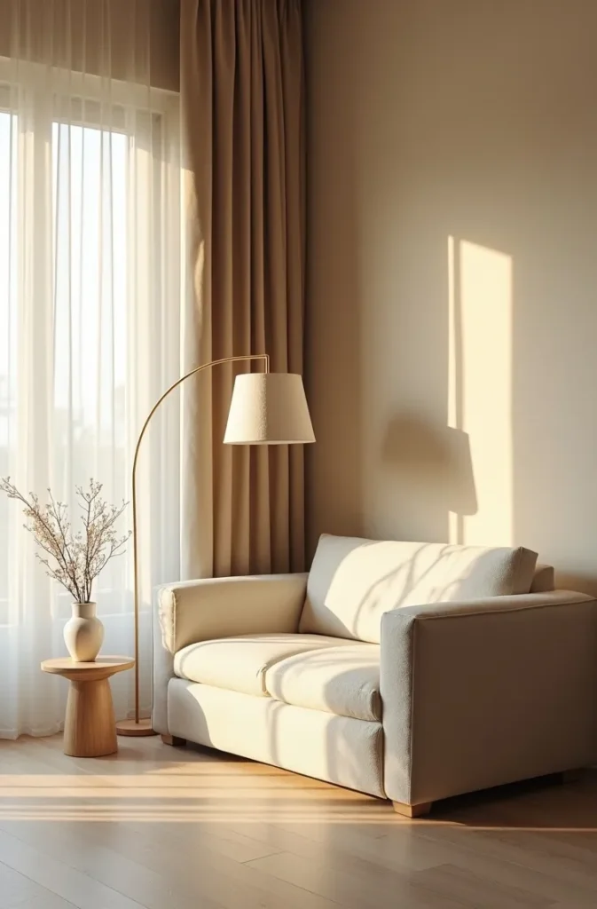 The Corner-Anchored Sofa That Makes a Small Living Room Feel Held, Not Boxed In