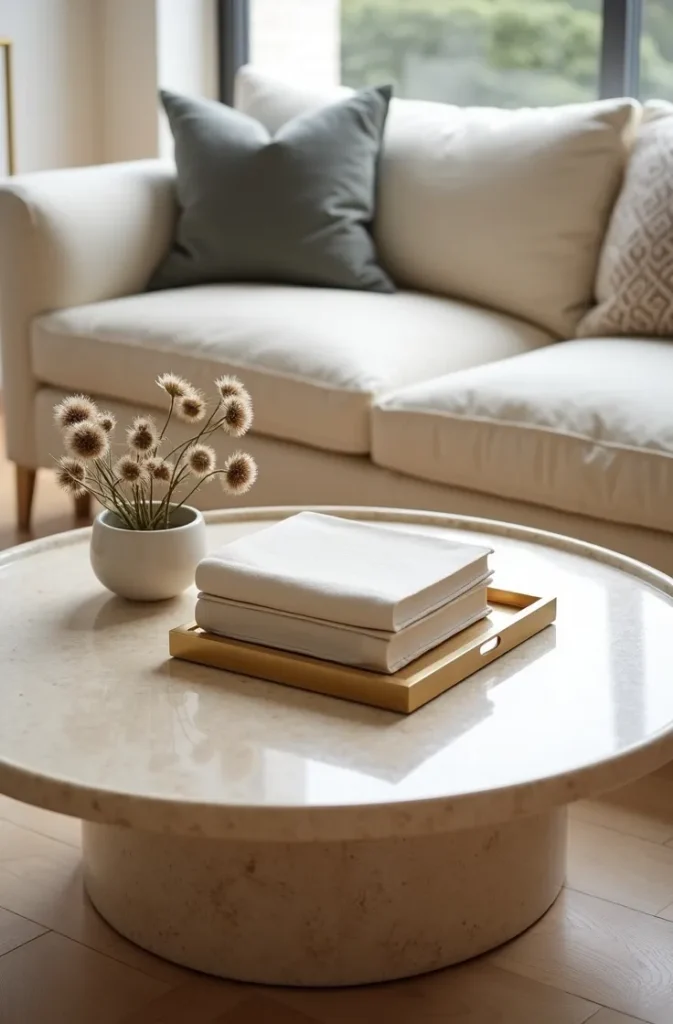 The Editorial Coffee Table Formula That Makes a Minimalist Room Feel Finished