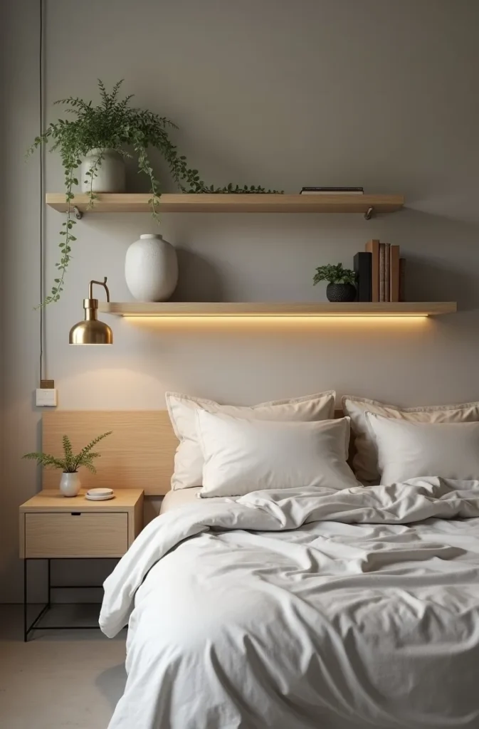 The Floating Shelf Duo That Turns Wall Space Into Function and Decor at Once