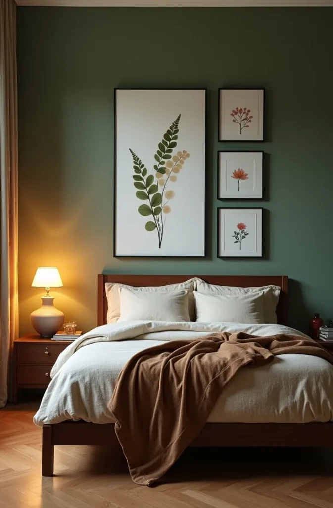 The Gallery Wall Grid That Actually Looks Intentional Above a Bed