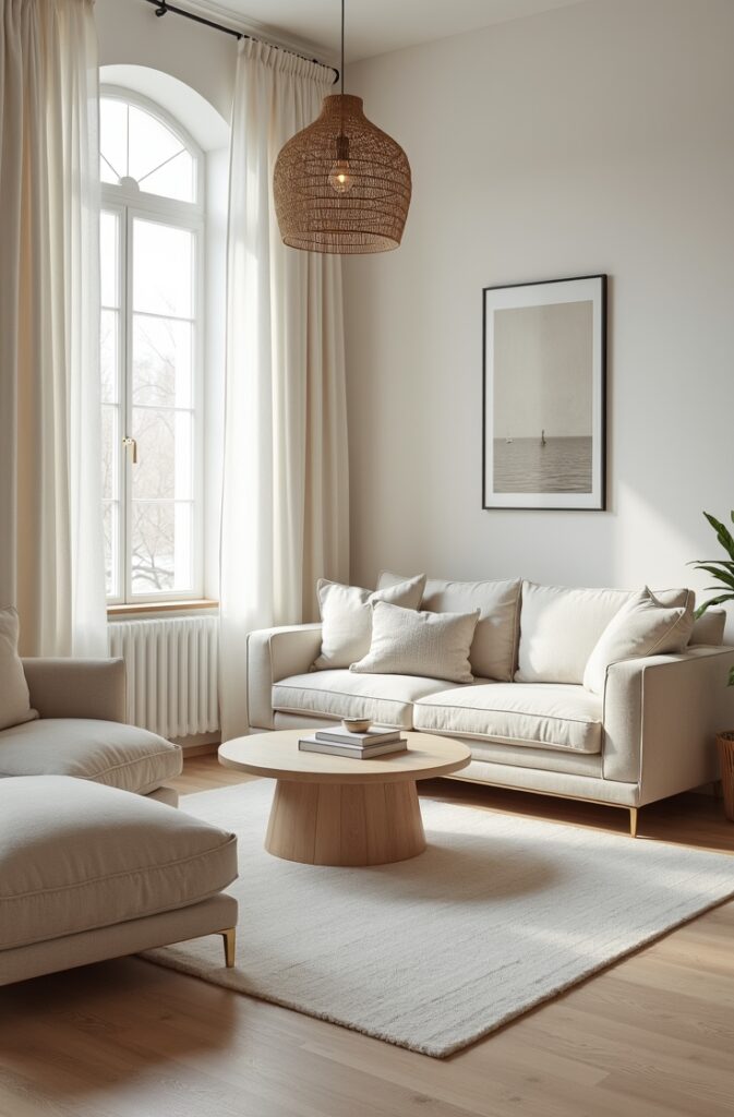 The Monochrome-with-Texture Formula That Makes Small Rooms Look Intentional