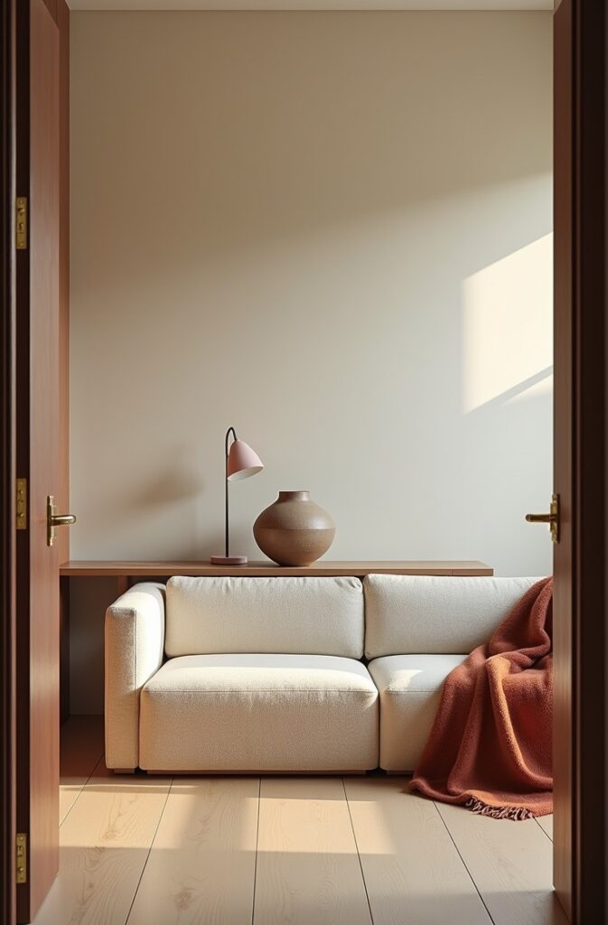 The Off-the-Wall Sofa Placement That Makes a Small Living Room Feel Larger