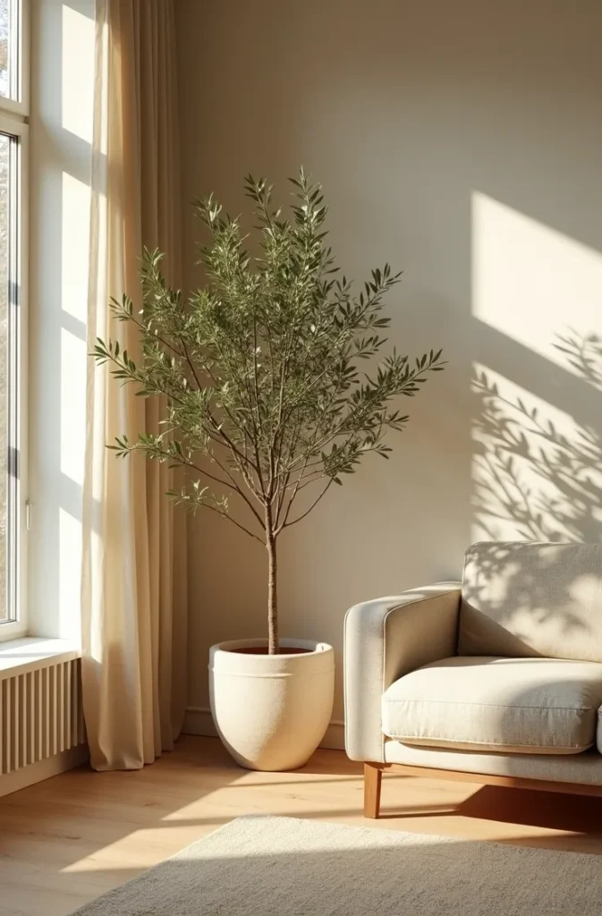 The Single Sculptural Plant Rule for a Room That Feels Alive Without Feeling Busy