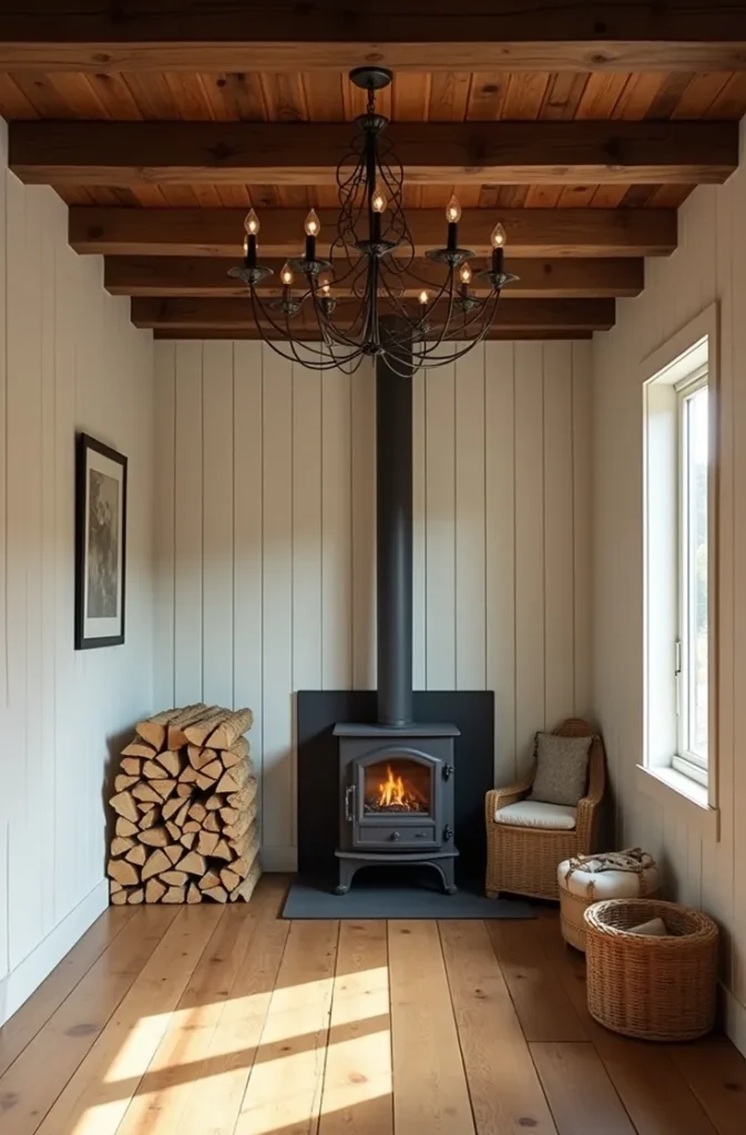 The Woodstove Placement Rule Most Small Cabins Get Wrong